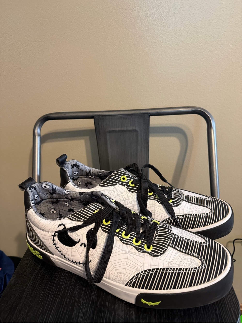 Nightmare Before Christmas Jack Skellington Sneakers Mens 11.5